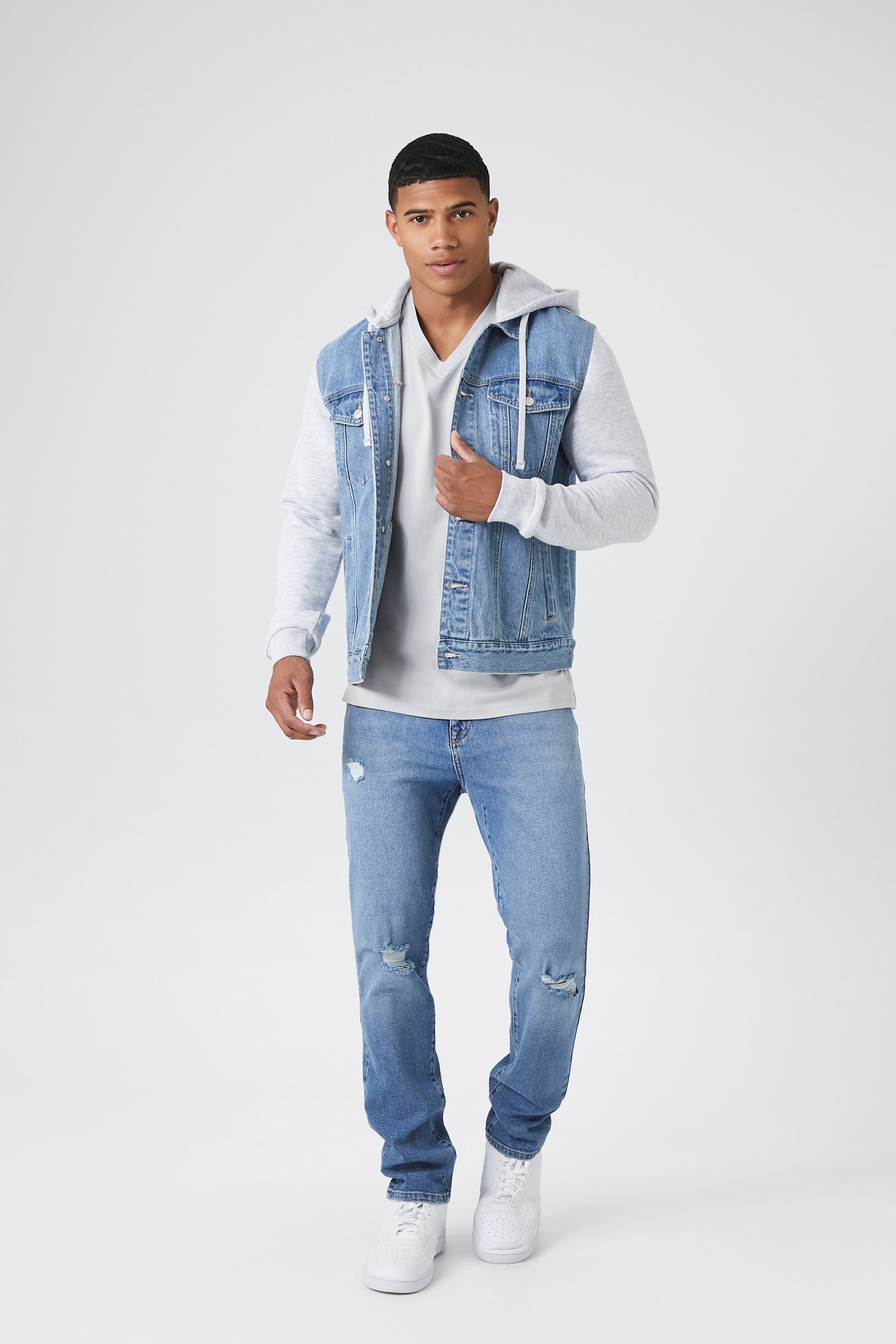 Forever 21 store denim jacket mens