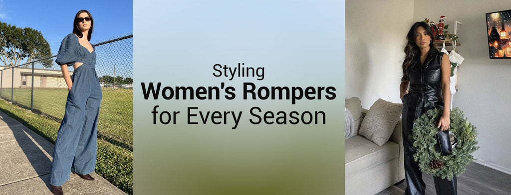 How to Style A Women's Romper for Every Season