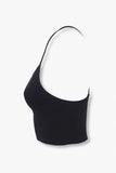 Black Active Seamless Basic Cropped Cami 1