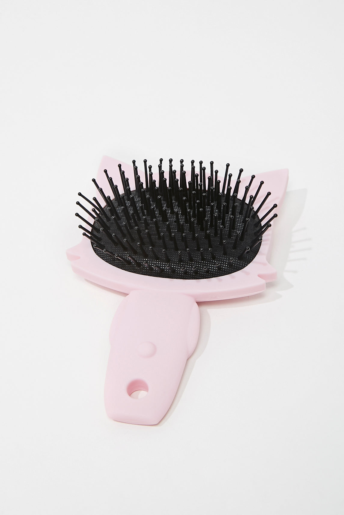 Pink Cat Graphic Hair Brush 1