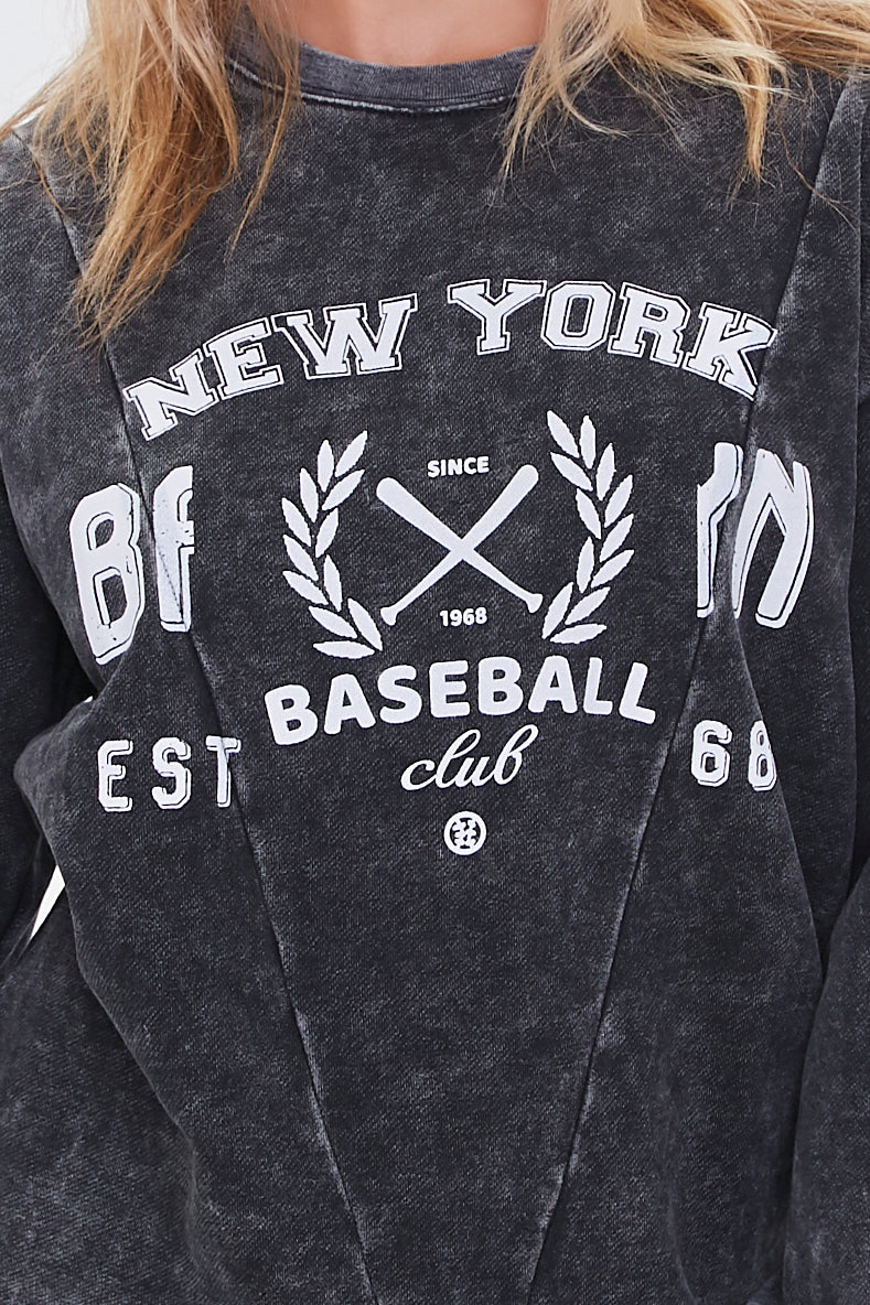 Charcoalwhite Reworked Baseball Club Pullover 4