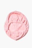 Pink Plush Hair Towel 2