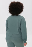 Green/multi Plus Size Embroidered Colorado Pullover 2