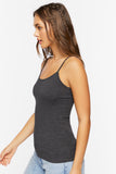 Charcoal Organically Grown Cotton Scoop Neck Cami 2