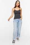 Charcoal Organically Grown Cotton Scoop Neck Cami 4