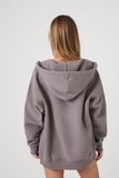 Charcoal Fleece Zip-Up Hoodie 2