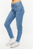 Mediumdenim Recycled Cotton Mid-Rise Skinny Jeans 1