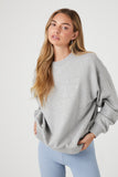 Heather Grey/Multi Milano Embroidered Pullover