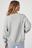 Heather Grey/Multi Milano Embroidered Pullover 2