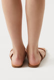 Tan Braided Square-Toe Sandals 3