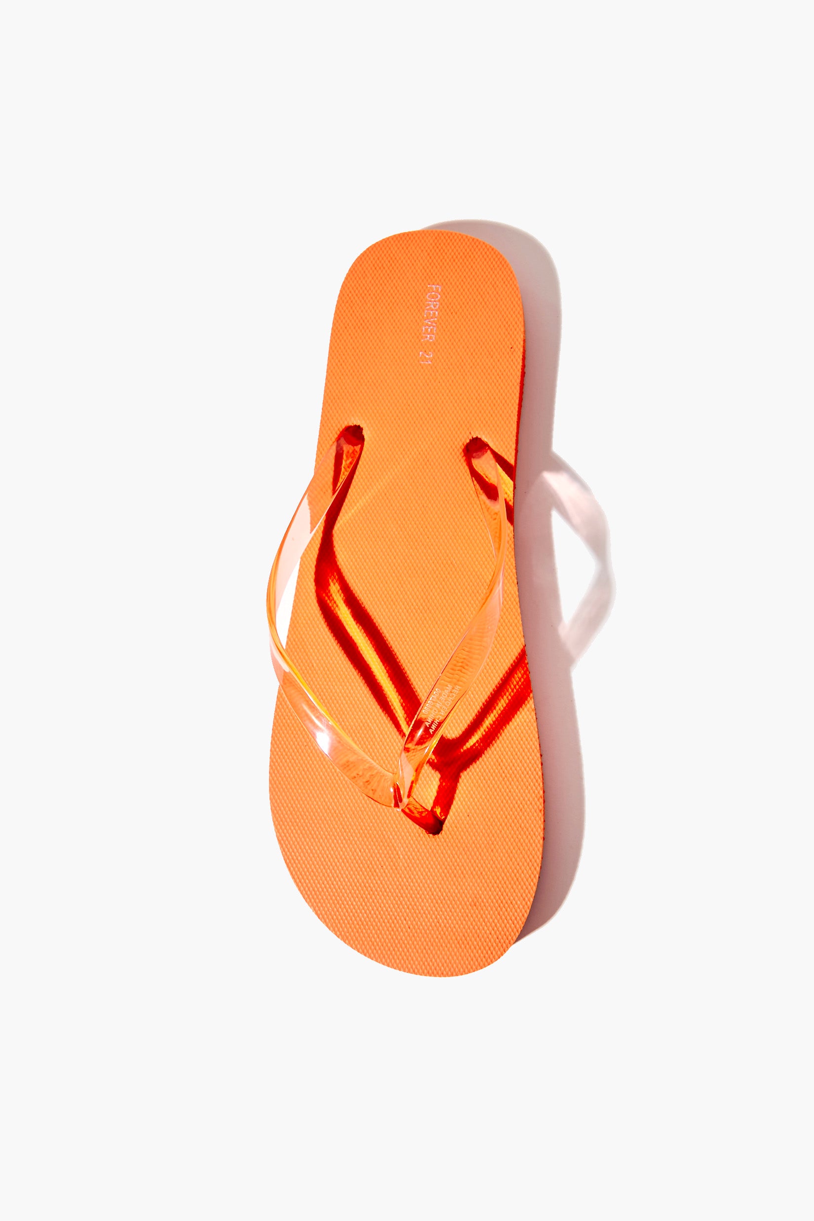 Orangeclear Transparent Thong Flip Flops 3