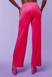 Fuchsia Juicy Couture Velour Sweatpants 4
