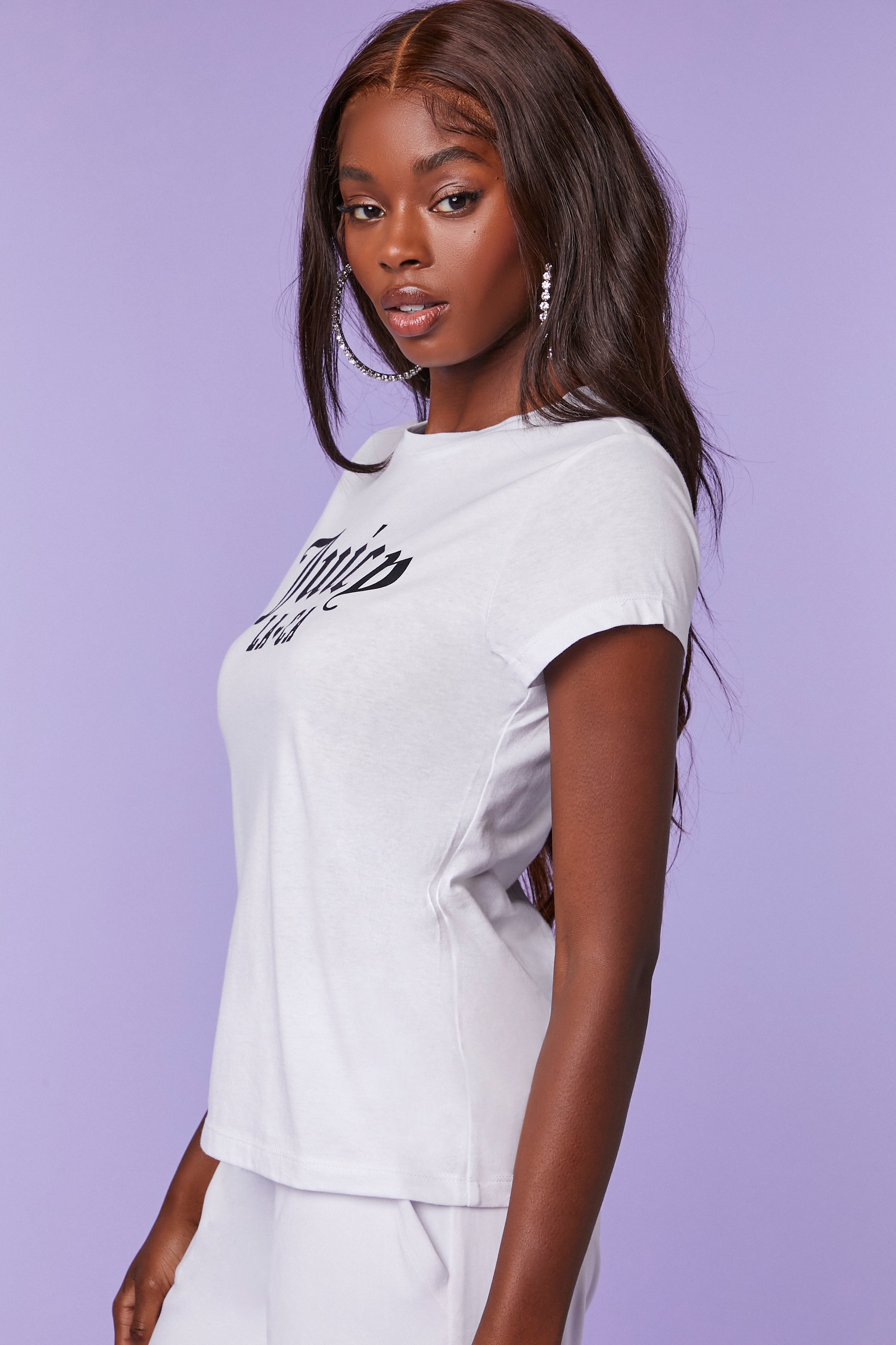 White Juicy Couture Graphic Tee 3