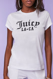 White Juicy Couture Graphic Tee 1