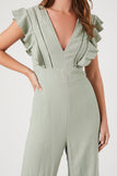 Sage Butterfly-Sleeve Jumpsuit 2