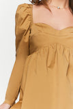 Clay Long-Sleeve Babydoll Mini Dress  2
