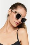 Nude/Black Oversized Square Sunglasses 1