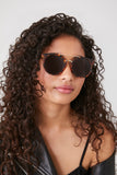 Brown/black Tortoiseshell Round Sunglasses