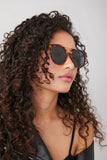 Brown/black Tortoiseshell Round Sunglasses 1