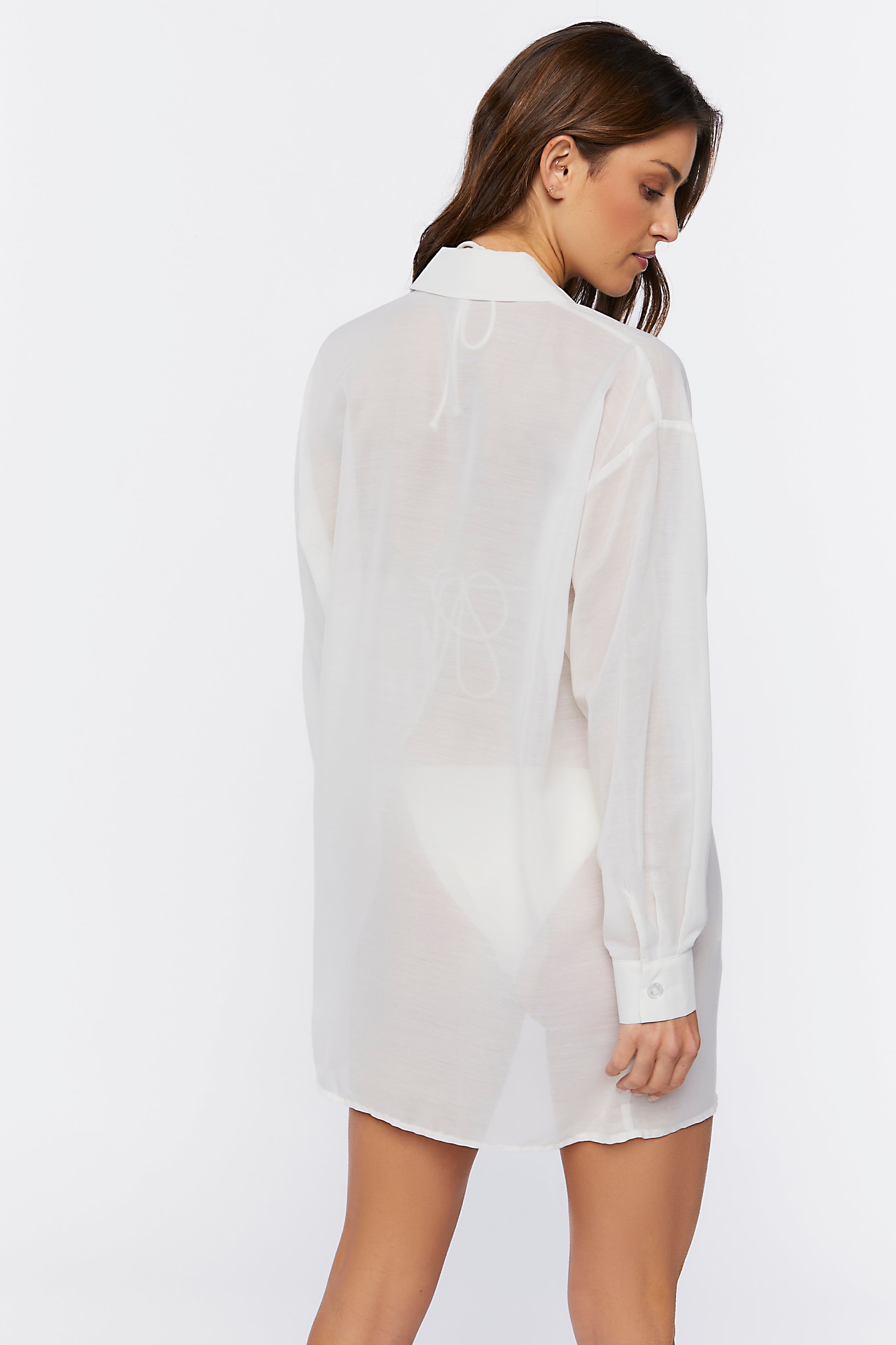 Vanilla Swim Cover-Up Shirt Dress 2