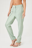 Olive Buttoned High-Rise Pant 2