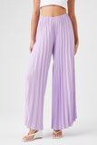 Lavender Pleated Wide-Leg Pants 1