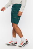 Huntergreen Distressed Denim Shorts 2