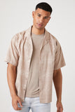 Mocha Ornate Short-Sleeve Shirt