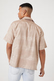 Mocha Ornate Short-Sleeve Shirt 2