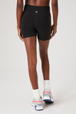 Black/hotpink Active Contrast-Seam Biker Shorts 3