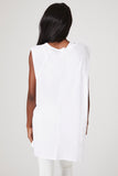 White Active Oversized Muscle Tee 2