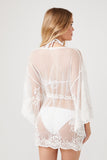 White Lace Swim Cover-Up Dress 4