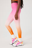neon orange/multi Seamless Active Gradient Leggings  3