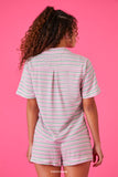 Pinkmulti Barbie Shirt & Shorts Pajama Set 2