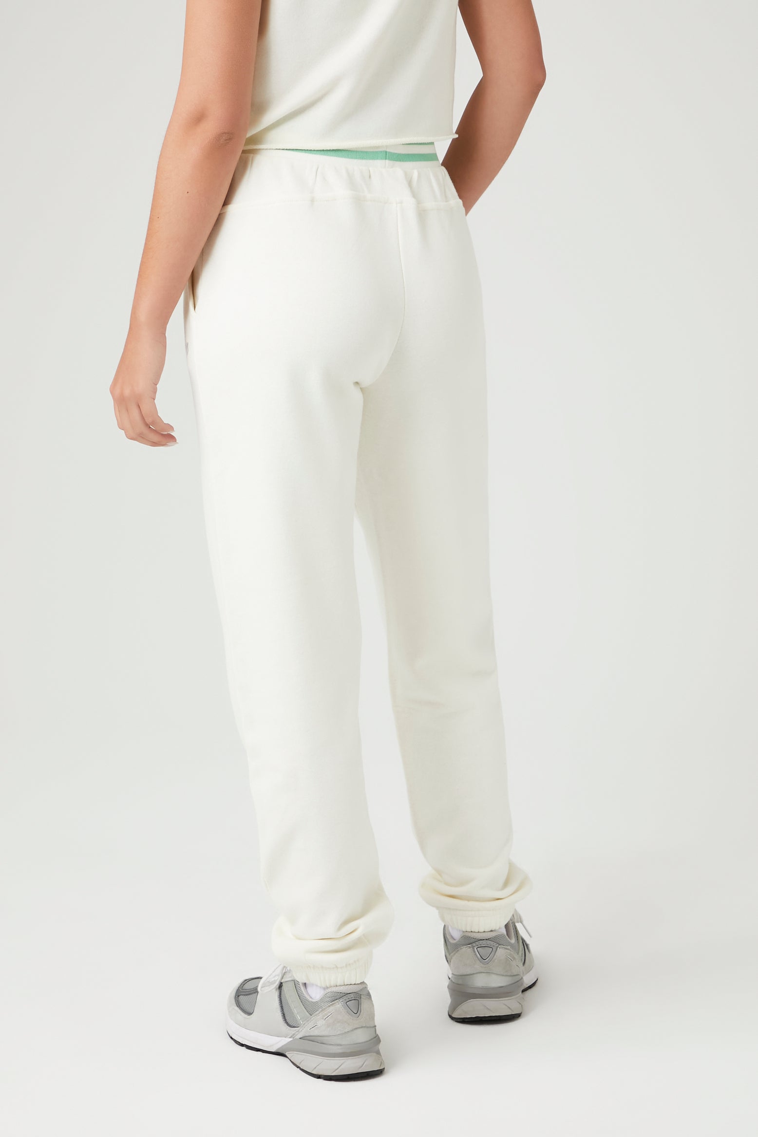 Creammint Active Contrast French Terry Joggers 3