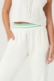 Creammint Active Contrast French Terry Joggers 4