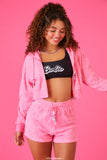 Pink Barbie Beaded Drawstring Shorts 1