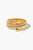Gold Wraparound Cuff Bracelet