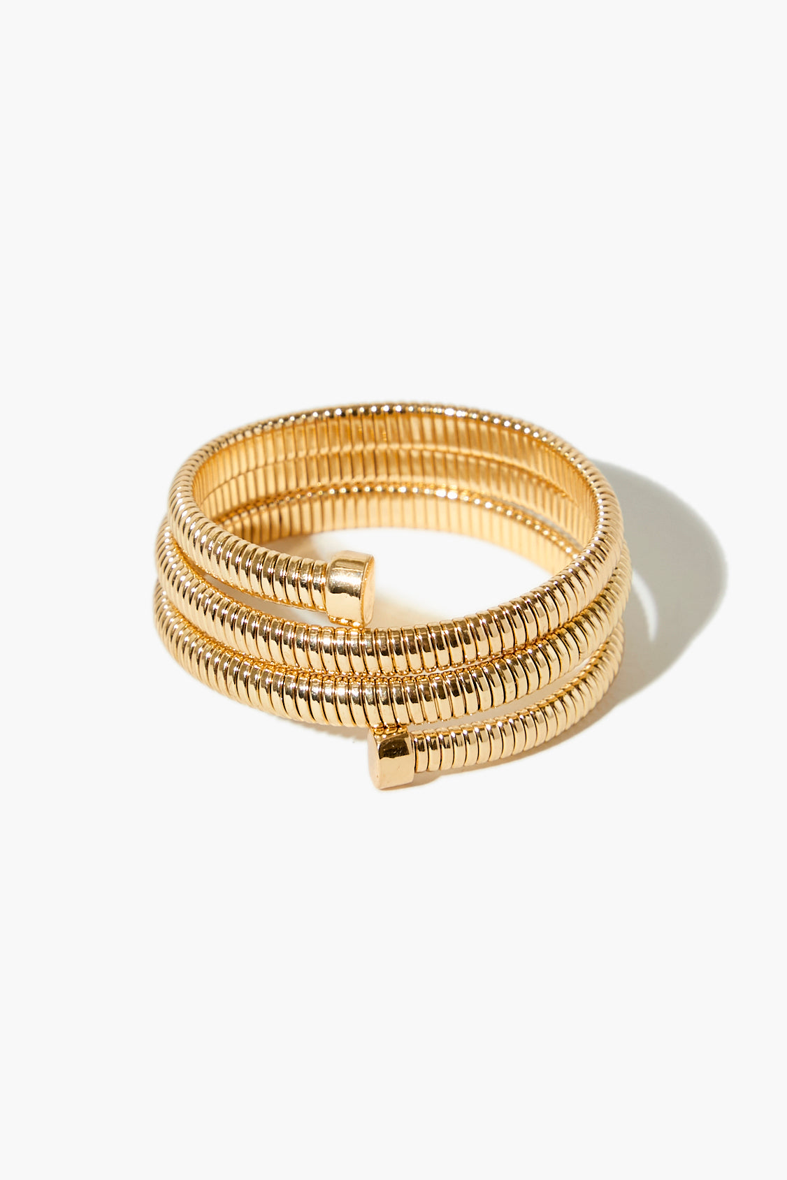 Gold Wraparound Cuff Bracelet 1