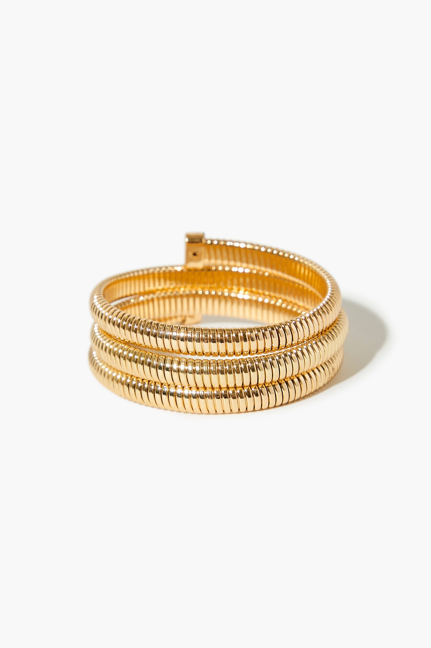Gold Wraparound Cuff Bracelet 2
