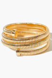 Gold Wraparound Cuff Bracelet 3