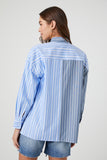 Bluemulti Reworked Poplin Striped Shirt 2