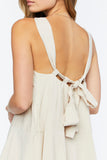 Ash Brown Drop-Waist Sleeveless Mini Dress 2