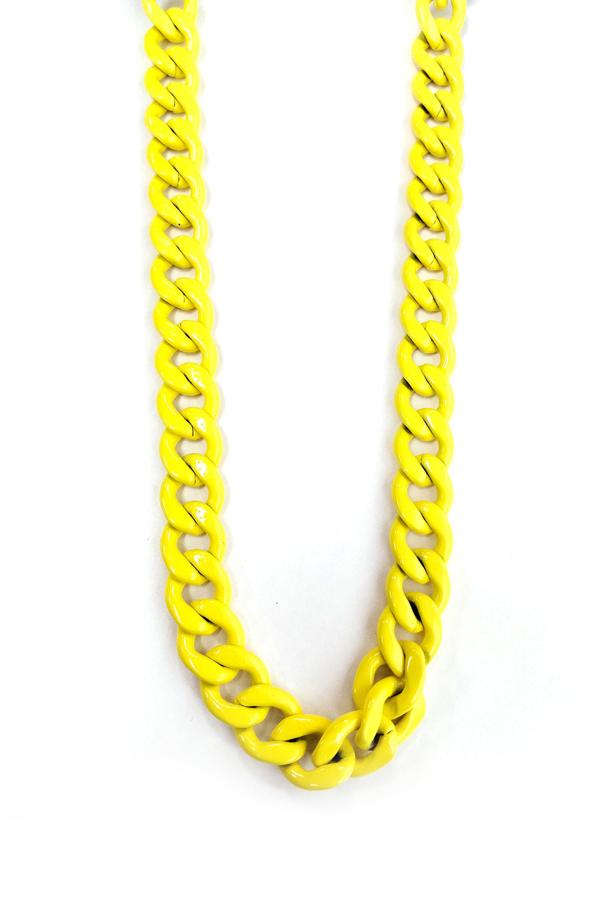 Yellowgreen Layered Chain Necklace 2