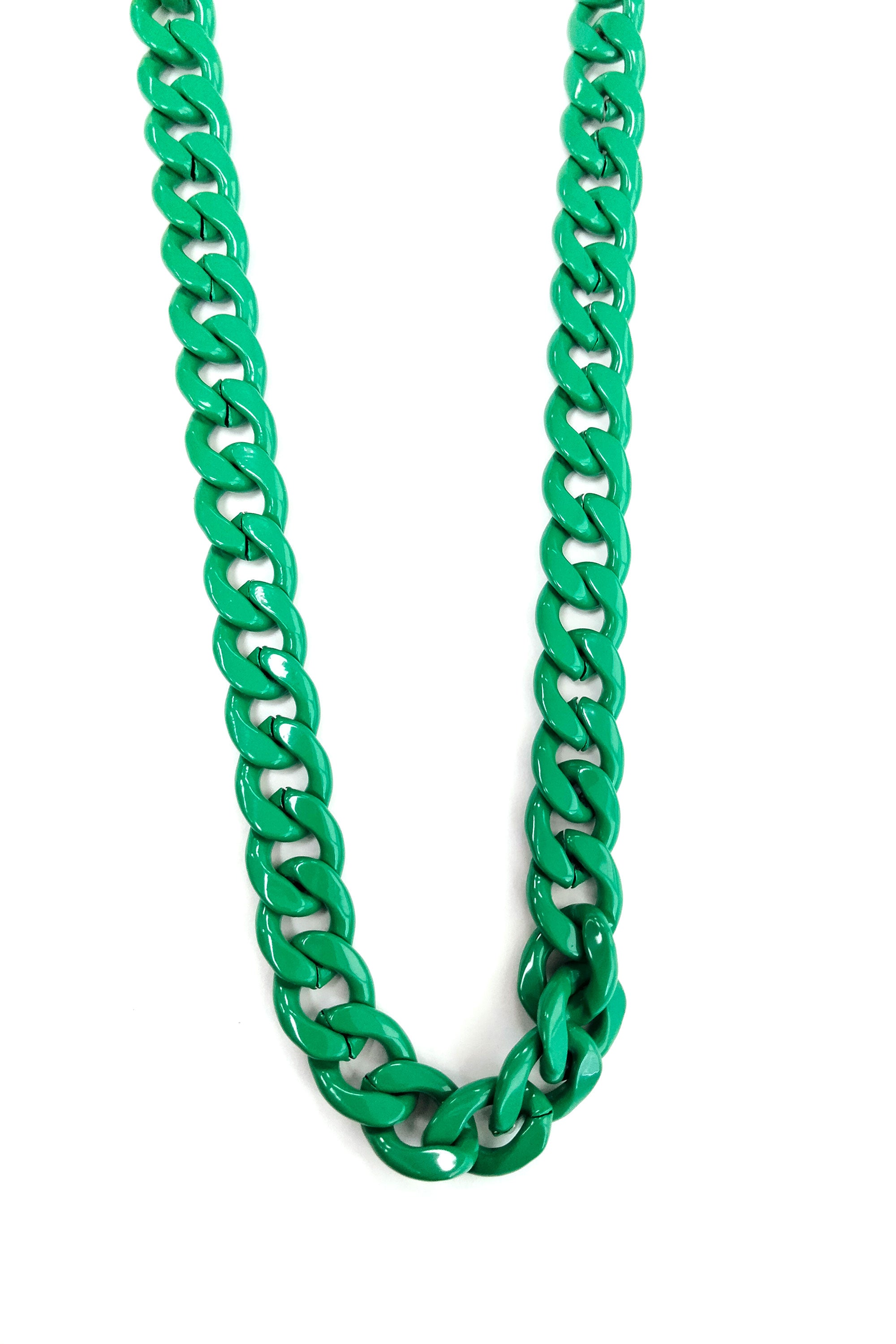 Yellowgreen Layered Chain Necklace 3