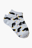 Bluemulti Penguin Print Ankle Socks 1