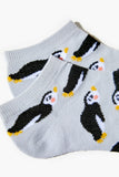 Bluemulti Penguin Print Ankle Socks 2