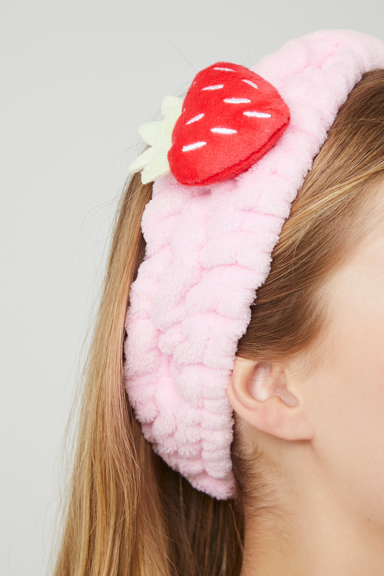 Pinkmulti Plush Strawberry Headwrap 1