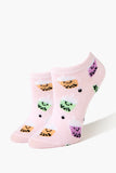 Pinkmulti Boba Print Ankle Socks