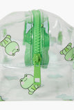 Cleargreen Clear Frog Print Makeup Bag 2